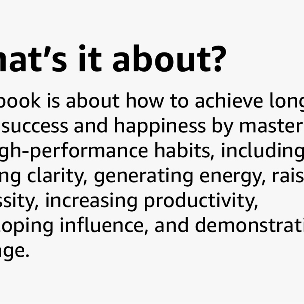 High Performance Habits Book - Picture 2 of 3
